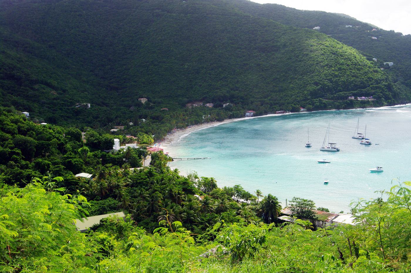 Cane Garden Bay on Tortola, British Virgin Islands